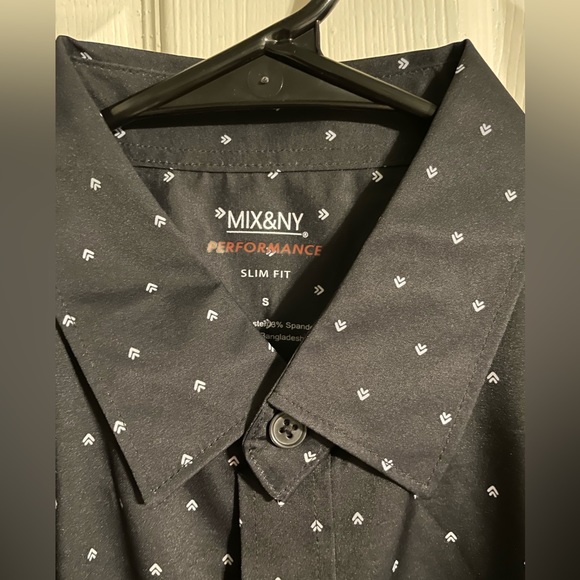 Mix&NY Buttondown Shortsleeve Shirt NWT - Picture 2 of 3